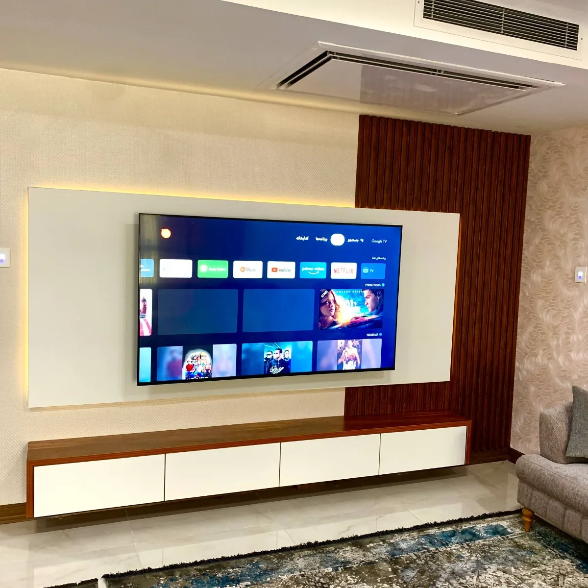 اجرای میز TV Wall